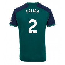 Arsenal William Saliba #2 Tredje Tröja 2023-24 Korta ärmar